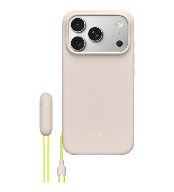Apple Beats Kickstand Case mit MagSafe Cover für Apple iPhone 17 Pro  (Limette, Steinfarbe) f&uuml;r 57,49 Euro