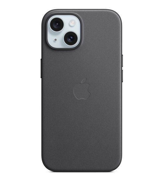 Apple Feingewebe Case mit MagSafe Cover für Apple iPhone 15  (Schwarz) f&uuml;r 69,00 Euro