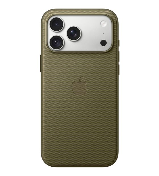 Apple Funktionsgewebe Case mit MagSafe Cover für Apple iPhone 18 Pro Max  (Olive) f&uuml;r 63,99 Euro