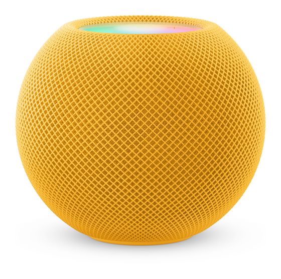 Apple HomePod mini Wlan Lautsprecher mit Bluetooth Apple Siri  (Gelb) f&uuml;r 109,00 Euro