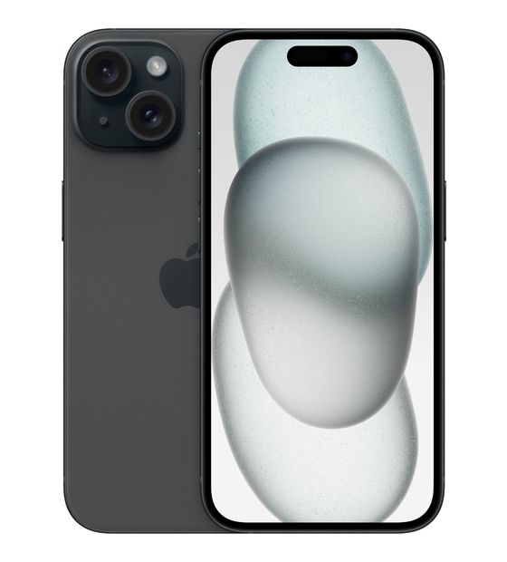 Apple iPhone 15 128 GB 5G Smartphone 15,5 cm (6.1 Zoll) IOS 48 MP Dual Kamera Dual Sim  (Schwarz) f&uuml;r 807,00 Euro