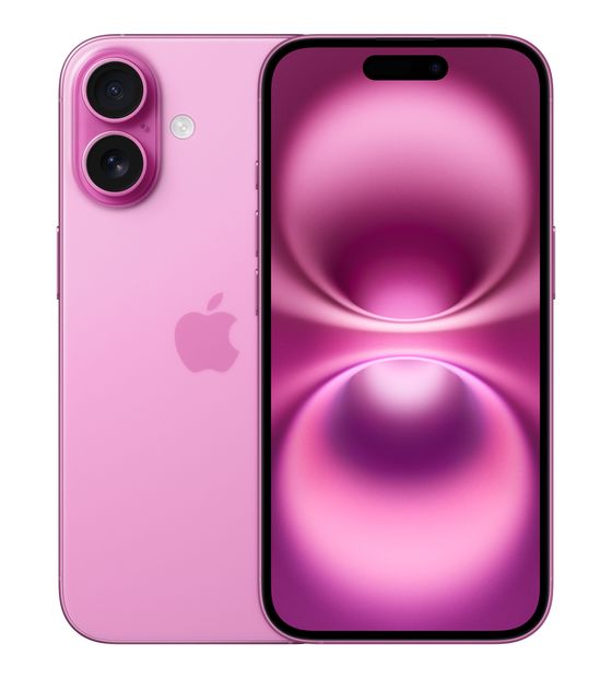 Apple iPhone 16 128 GB 5G Smartphone 15,5 cm (6.1 Zoll) IOS 48 MP Dual Kamera Dual Sim WiFi 7  (Pink) f&uuml;r 849,00 Euro