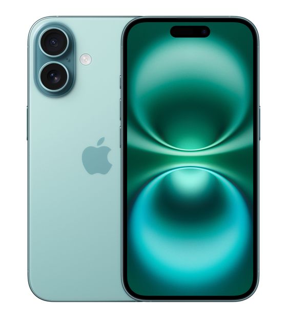 Apple iPhone 16 128 GB 5G Smartphone 15,5 cm (6.1 Zoll) IOS 48 MP Dual Kamera Dual Sim WiFi 7  (Türkis) f&uuml;r 849,00 Euro