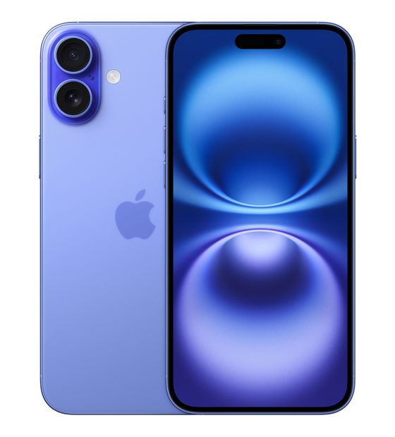 Apple iPhone 16 Plus 128 GB 5G Smartphone 17 cm (6.7 Zoll) IOS 48 MP Dual Kamera Dual Sim WiFi 7  (Blau) f&uuml;r 949,00 Euro