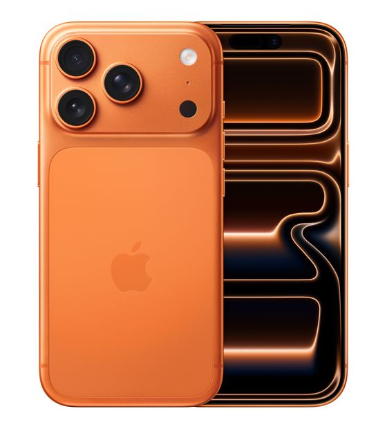 Apple iPhone 17 Pro 256 GB 5G Smartphone 16 cm (6.3 Zoll) IOS 48 MP Dreifach Kamera Dual Sim WiFi 7 (Cosmic Orange) f&uuml;r 1.440,00 Euro