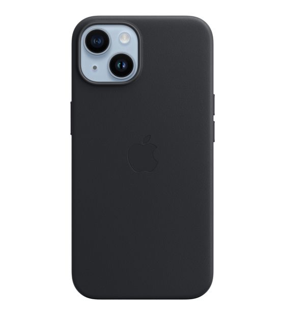 Apple Leder Case mit MagSafe Cover für Apple iPhone 14  (Schwarz) f&uuml;r 57,76 Euro