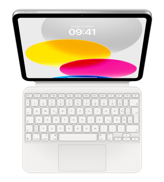 Apple Magic Keyboard Folio für Apple iPad A16 und iPad 10.Gen  (Aluminium) f&uuml;r 287,00 Euro