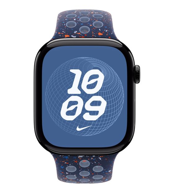 Apple MGC94ZM/A Armband S/M 46 mm Apple Watch: 44mm, 45mm, 46mm, 49mm  (Blau) f&uuml;r 49,99 Euro