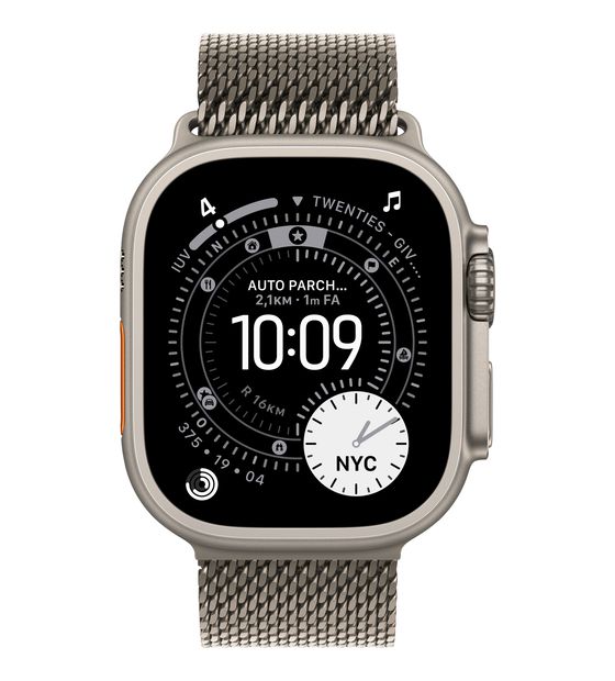 Apple MGHN4ZM/A Armband S Apple Watch Models 44mm 45mm 46mm 49mm  (Titan) f&uuml;r 199,00 Euro