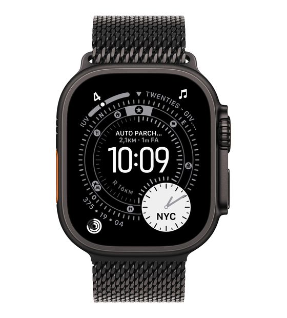 Apple MGHR4ZM/A Armband S 49 mm Apple Watch 44/45/46/49mm  (Schwarz) f&uuml;r 199,00 Euro
