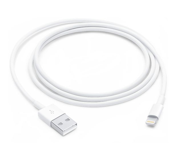 Apple MUQW3ZM/A Stecker Lightning auf USB A 1 m  (Weiß) f&uuml;r 25,00 Euro