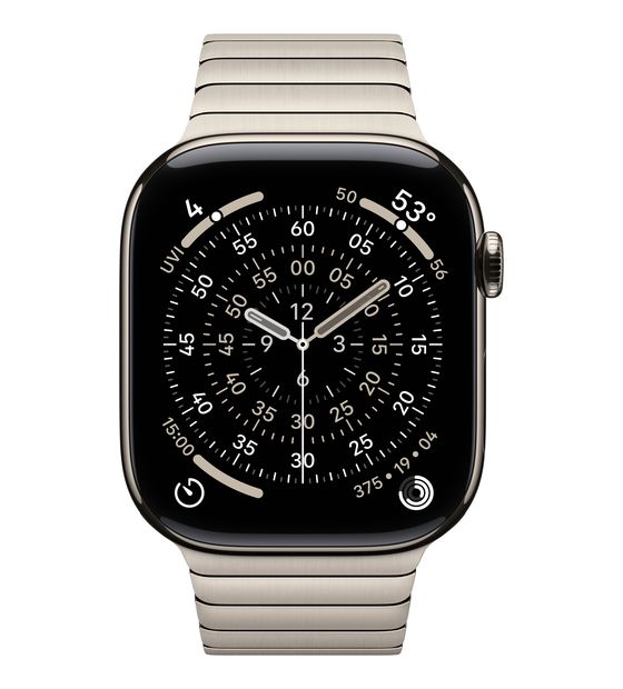 Apple MXMF3ZM/A Armband  Apple Watch Models 44mm 45mm 46mm 49mm  (Titan) f&uuml;r 349,00 Euro