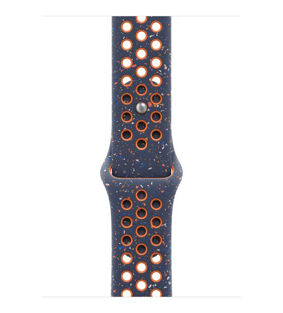 Apple MYLC3ZM/A Armband M/L Apple Watch Models 44mm, 45mm, 46mm, 49mm  (Blau, Orange) f&uuml;r 49,99 Euro