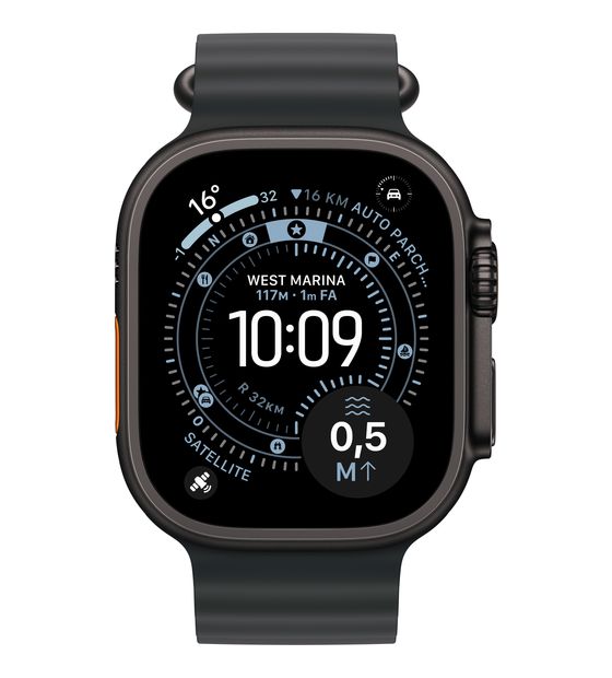 Apple MYPD3ZM/A Armband Apple Watch Models 44mm 45mm 46mm 49mm  (Schwarz) f&uuml;r 99,00 Euro