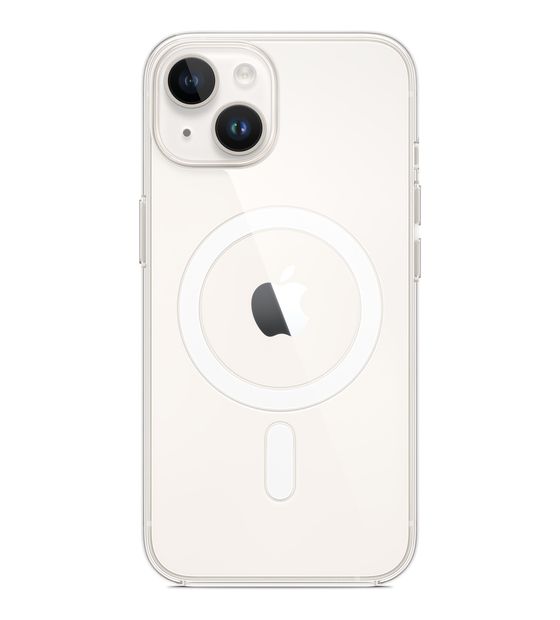 Apple Silikon Case mit MagSafe Cover für Apple iPhone 14  (Transparent) f&uuml;r 59,00 Euro