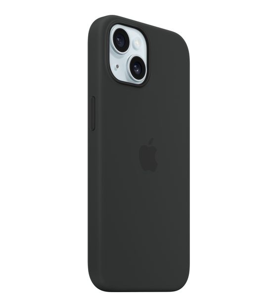 Apple Silikon Case mit MagSafe Cover für Apple iPhone 15  (Schwarz) f&uuml;r 59,00 Euro