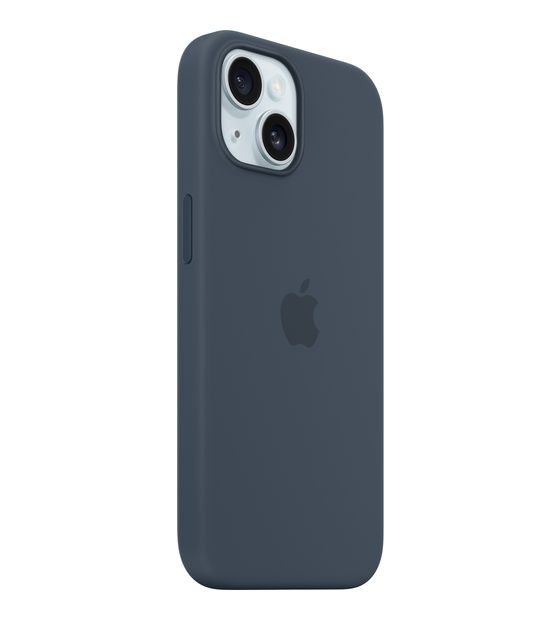 Apple Silikon Case mit MagSafe Cover für Apple iPhone 15  (Navy) f&uuml;r 50,76 Euro