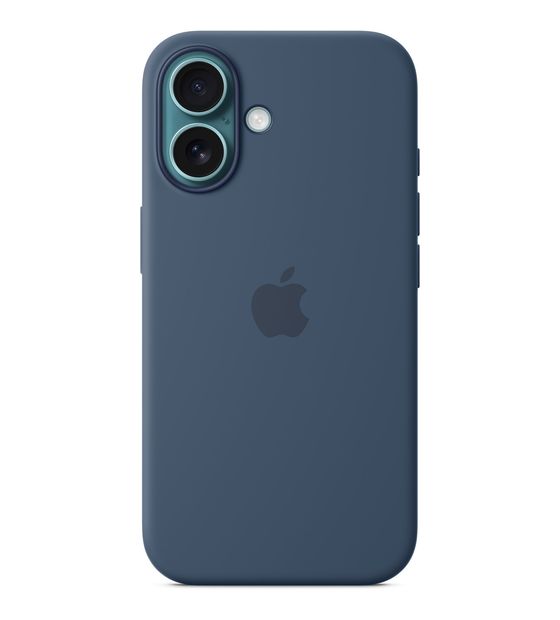 Apple Silikon Case mit MagSafe Cover für Apple iPhone 16  (Blau) f&uuml;r 59,00 Euro