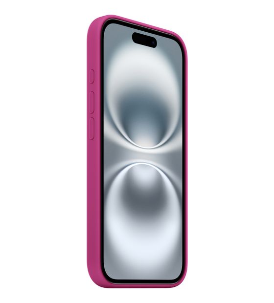 Apple Silikon Case mit MagSafe Cover für Apple iPhone 16  (Fuchsie) f&uuml;r 59,00 Euro