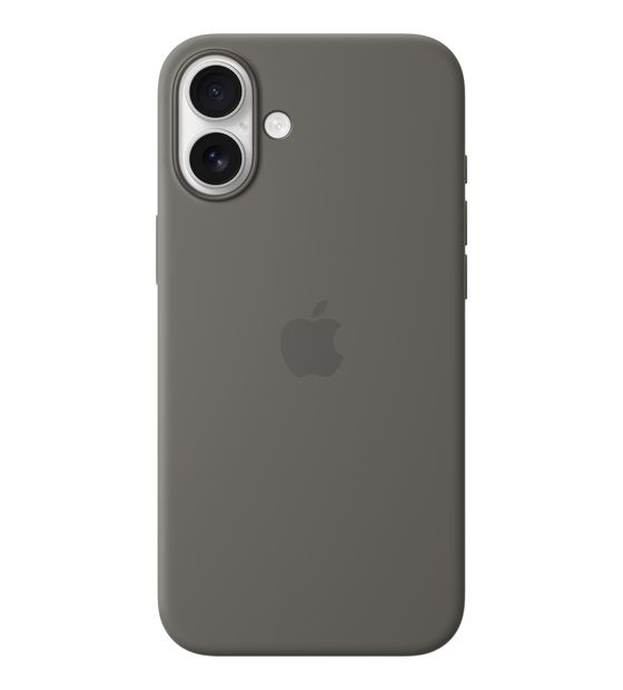 Apple Silikon Case mit MagSafe Cover für Apple iPhone 16 Plus  (Grau, Steinfarbe) f&uuml;r 59,00 Euro