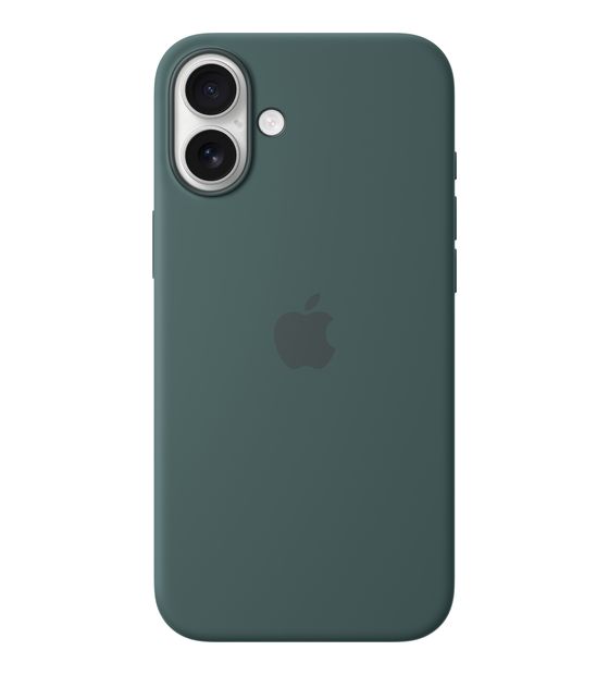 Apple Silikon Case mit MagSafe Cover für Apple iPhone 16 Plus  (Grün) f&uuml;r 37,49 Euro