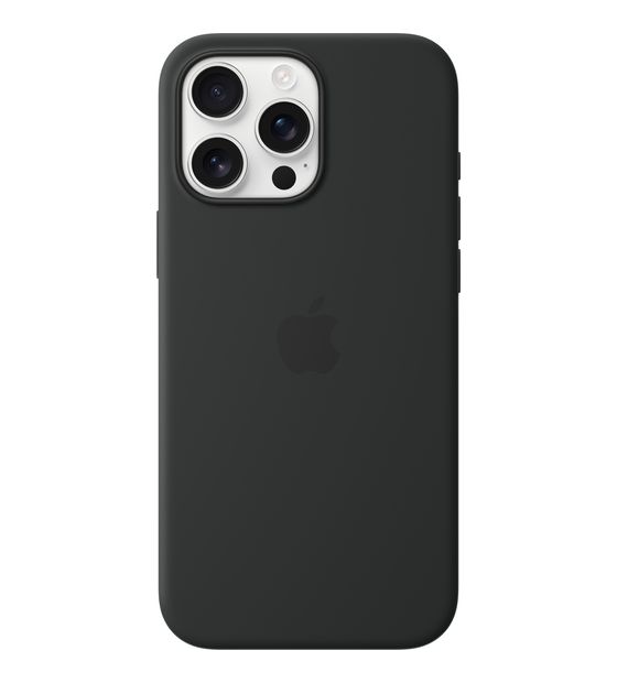 Apple Silikon Case mit MagSafe Cover für Apple iPhone 16 Pro Max  (Schwarz) f&uuml;r 55,38 Euro