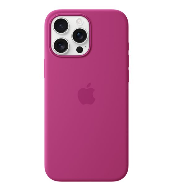 Apple Silikon Case mit MagSafe Cover für Apple iPhone 16 Pro Max  (Fuchsie) f&uuml;r 59,00 Euro