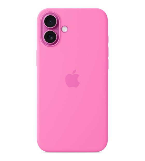 Apple Silikon Case mit MagSafe Cover für Apple iPhone 16 Plus  (Pink) f&uuml;r 59,00 Euro