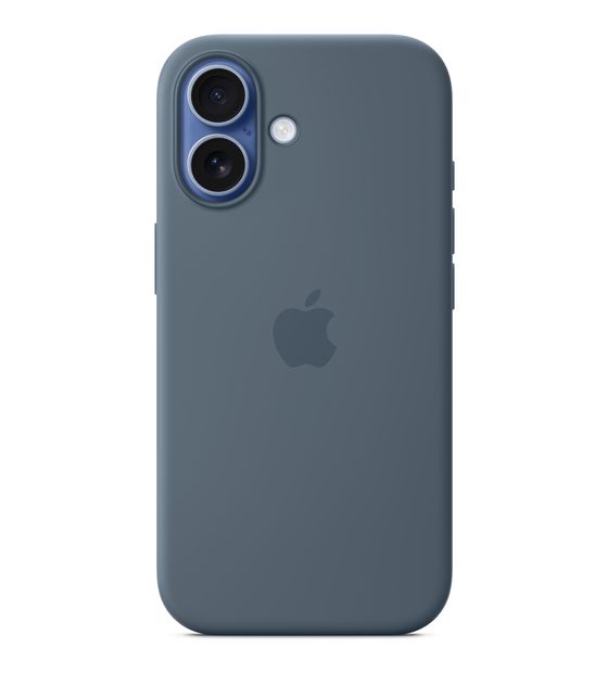 Apple Silikon Case mit MagSafe Cover für Apple iPhone 17  (Blau) f&uuml;r 59,00 Euro