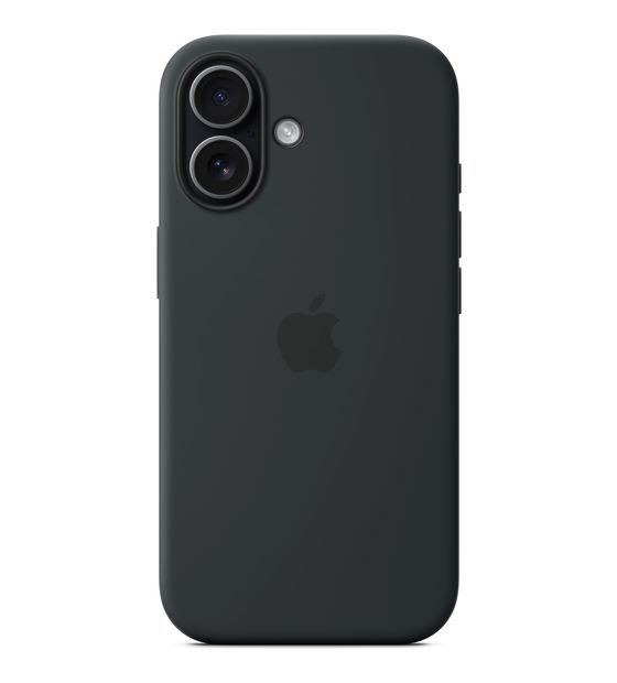 Apple Silikon Case mit MagSafe Cover für Apple iPhone 17  (Schwarz) f&uuml;r 55,99 Euro
