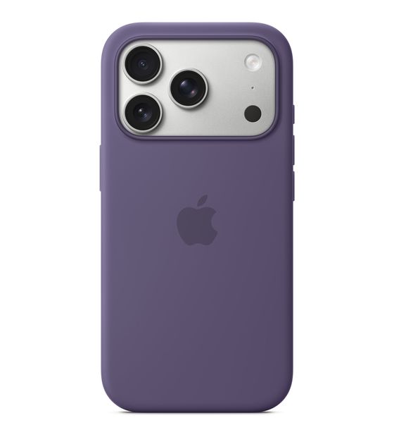Apple Silikon Case mit MagSafe Cover für Apple iPhone 17 Pro  (Violett) f&uuml;r 59,00 Euro