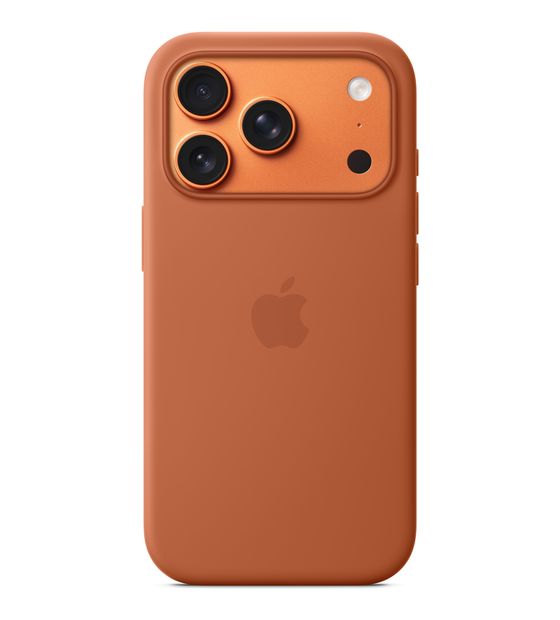 Apple Silikon Case mit MagSafe Cover für Apple iPhone 17 Pro  (Terrakotta) f&uuml;r 59,00 Euro