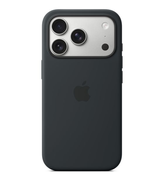 Apple Silikon Case mit MagSafe Cover für Apple iPhone 17 Pro  (Schwarz) f&uuml;r 59,00 Euro
