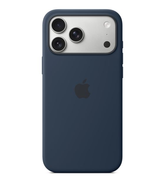 Apple Silikon Case mit MagSafe Cover für Apple iPhone 17 Pro Max  (Dunkelblau) f&uuml;r 59,00 Euro