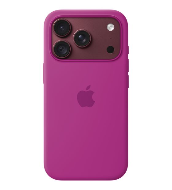 Apple Silikon Case mit MagSafe Cover für Apple iPhone 18 Pro  (Magenta) f&uuml;r 53,99 Euro