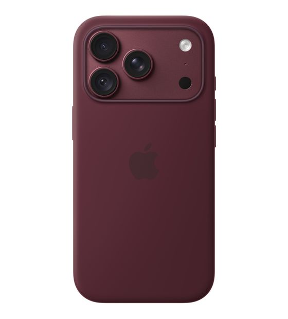 Apple Silikon Case mit MagSafe Cover für Apple iPhone 18 Pro  (Burgund) f&uuml;r 53,99 Euro