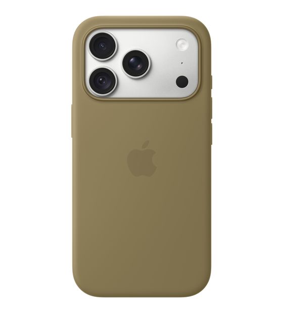 Apple Silikon Case mit MagSafe Cover für Apple iPhone 18 Pro  (Olive) f&uuml;r 53,99 Euro