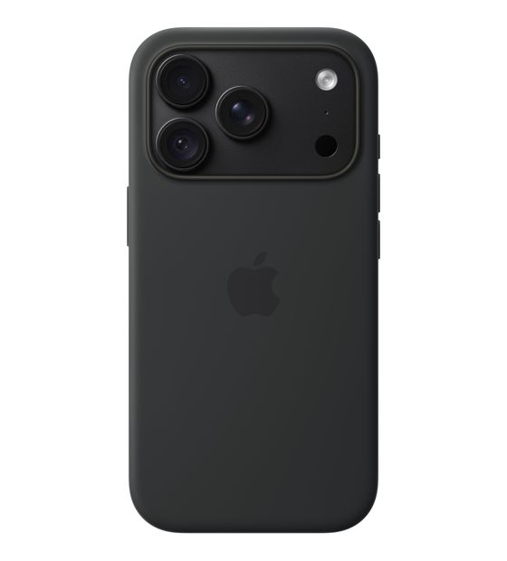 Apple Silikon Case mit MagSafe Cover für Apple iPhone 18 Pro  (Schwarz) f&uuml;r 53,99 Euro