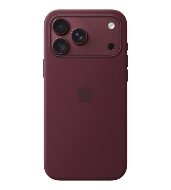 Apple Silikon Case mit MagSafe Cover für Apple iPhone 18 Pro Max  (Burgund) f&uuml;r 53,99 Euro