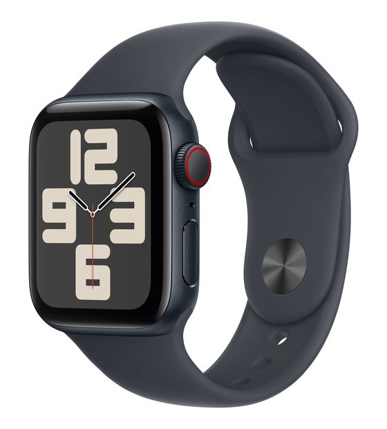 Apple Watch SE Digital 40 mm S/M Smartwatch Rechteckig 18 h 326 ppi 4G  (Schwarz) f&uuml;r 308,00 Euro