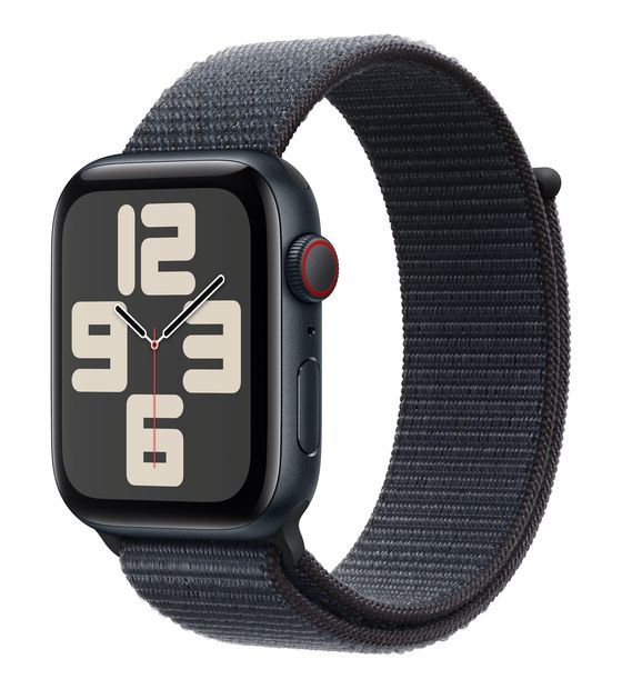 Apple Watch SE Digital 44 mm  Smartwatch Rechteckig 18 h 326 ppi 4G  (Schwarz) f&uuml;r 379,00 Euro