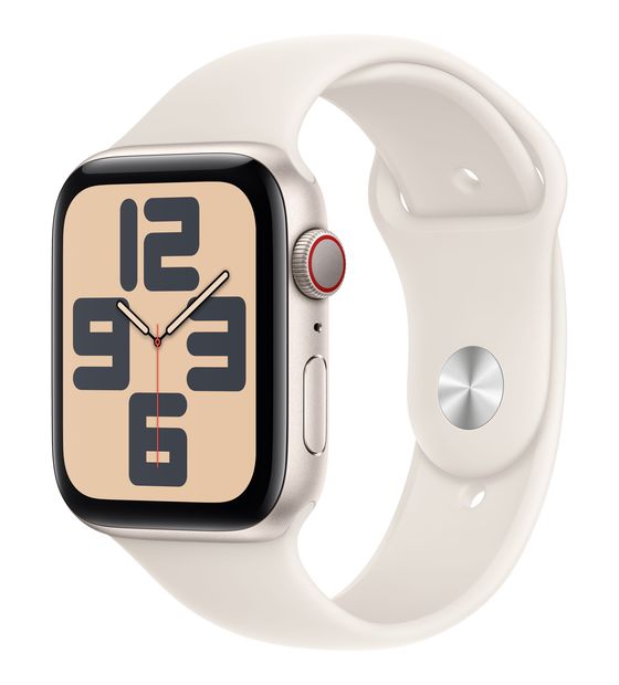 Apple Watch SE Digital 44 mm S/M Smartwatch Rechteckig 18 h 326 ppi 4G  (Biege) f&uuml;r 390,00 Euro