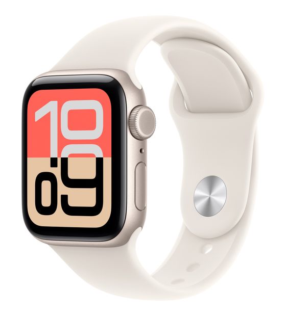 Apple Watch SE (3.Gen) Digital 40 mm M/L Smartwatch Rechteckig 32 h 326 ppi 5G  (Beige) f&uuml;r 325,00 Euro