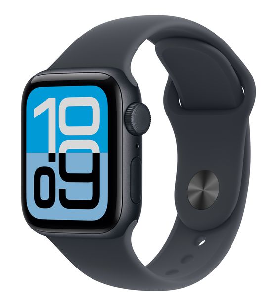 Apple Watch SE (3.Gen) Digital 40 mm M/L Smartwatch Rechteckig 32 h 326 ppi 5G  (Schwarz) f&uuml;r 325,00 Euro