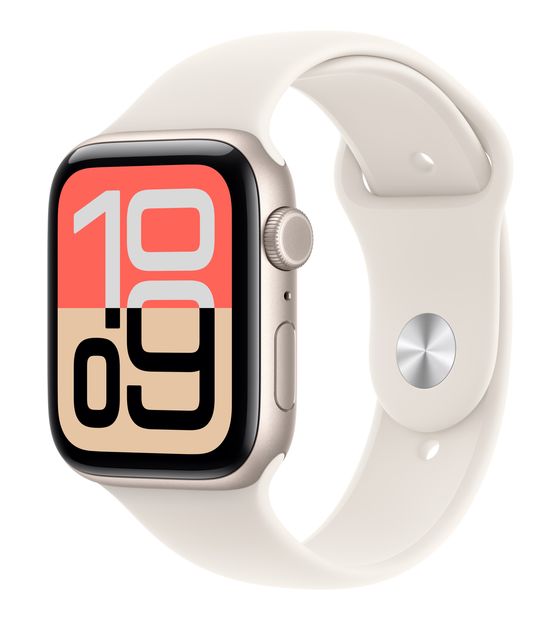 Apple Watch SE (3.Gen) Digital 44 mm M/L Smartwatch Rechteckig 32 h 326 ppi 5G  (Beige) f&uuml;r 355,00 Euro