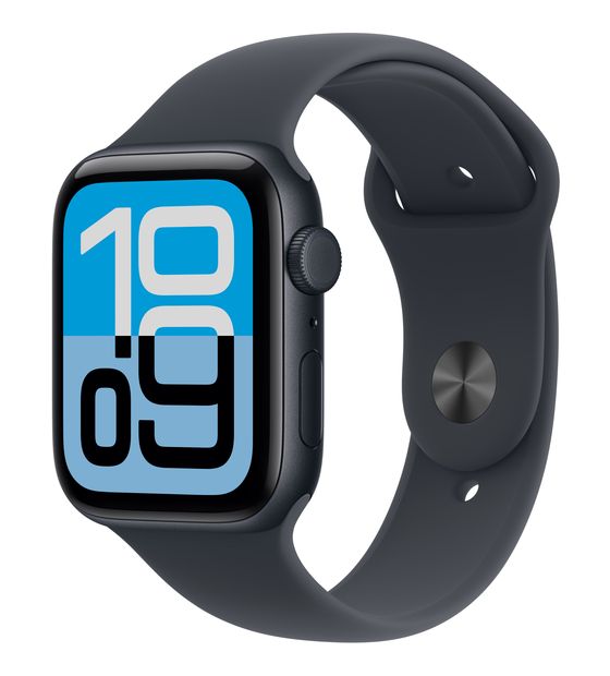 Apple Watch SE (3.Gen) 44 mm M/L Smartwatch Rechteckig 32 h 326 ppi 5G  (Schwarz) f&uuml;r 349,00 Euro