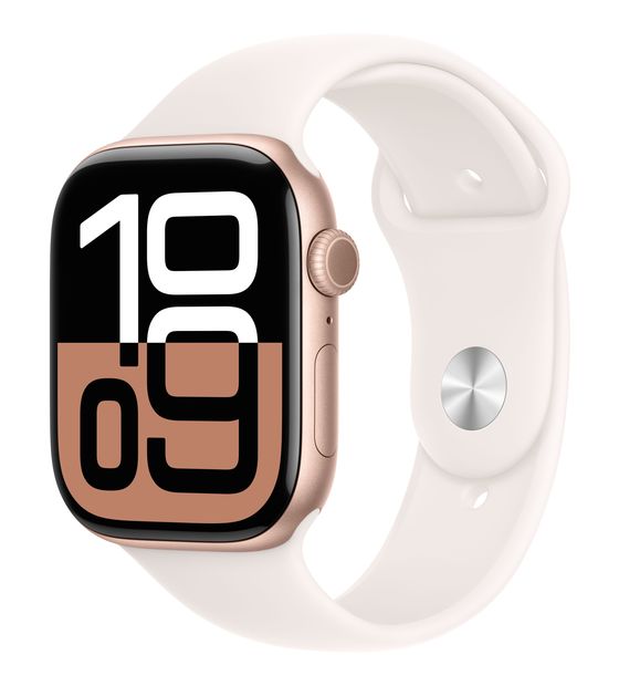 Apple Watch Series 10 Digital 46 mm S/M Smartwatch Rechteckig IP6X 36 h 326 ppi  (Roségold) f&uuml;r 359,00 Euro
