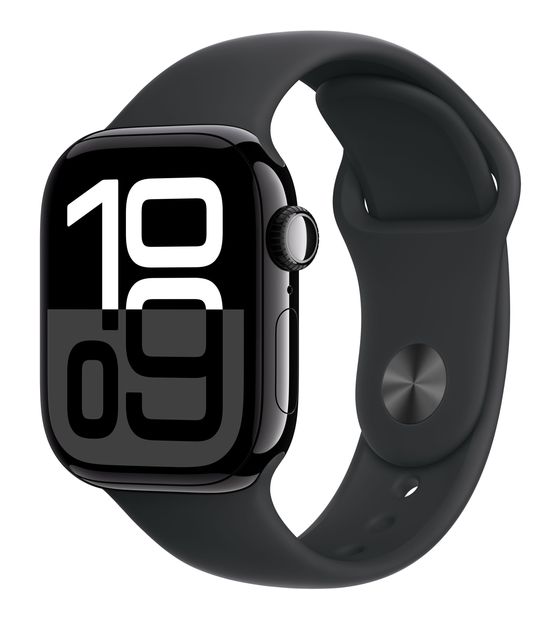 Apple Watch Series 10 Digital 42 mm M/L Smartwatch Rechteckig IP6X 36 h 326 ppi 4G  (Schwarz) f&uuml;r 631,00 Euro