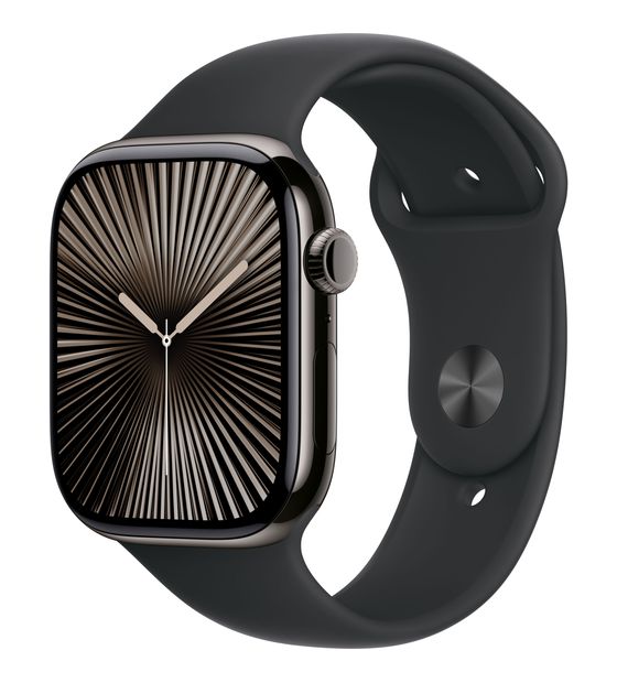 Apple Watch Series 10 Digital 46 mm S/M Smartwatch Rechteckig IP6X 36 h 326 ppi 4G  (Grau) f&uuml;r 764,00 Euro