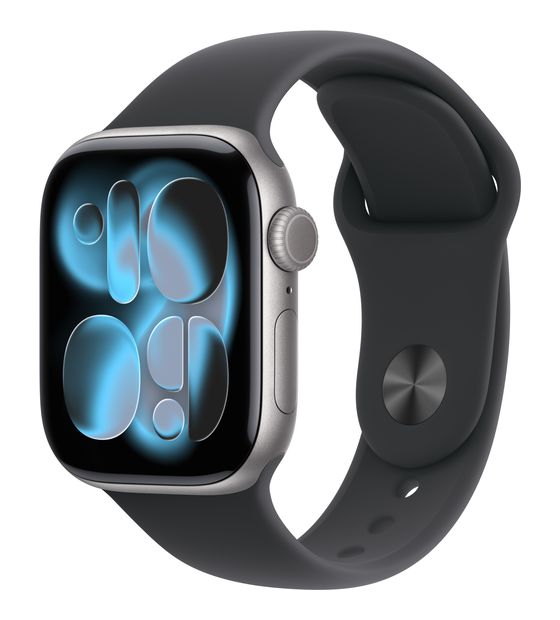 Apple Watch Series 11 Digital 42 mm S/M Smartwatch Rechteckig IP6X 38 h 326 ppi 5G  (Grau) f&uuml;r 578,00 Euro